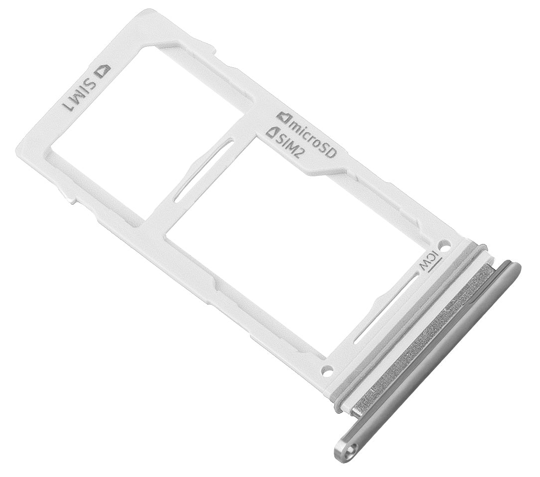 SIM-kortshållare för Samsung Galaxy S10+ G975 / S10 G973, Dual SIM, Grå