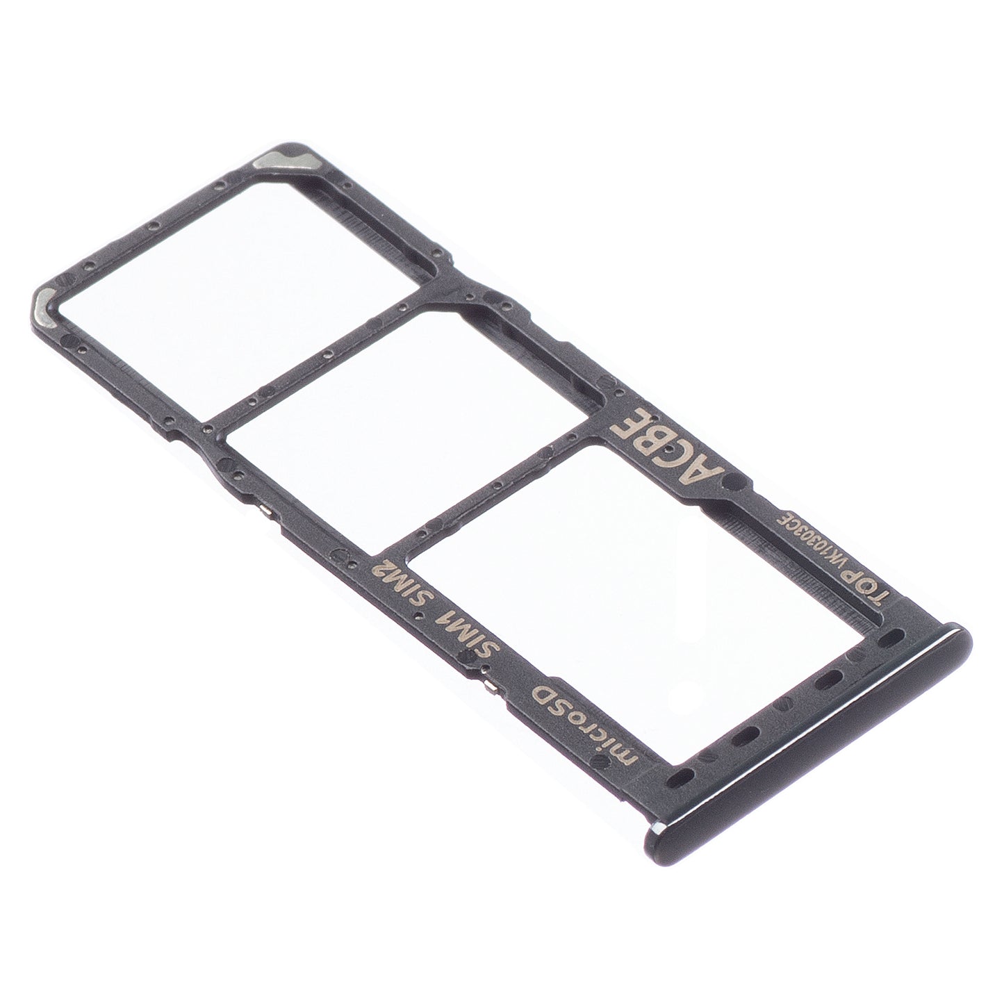 SIM-korthållare - Samsung Galaxy A32 A325, Svart, Service Pack GH98-46409A