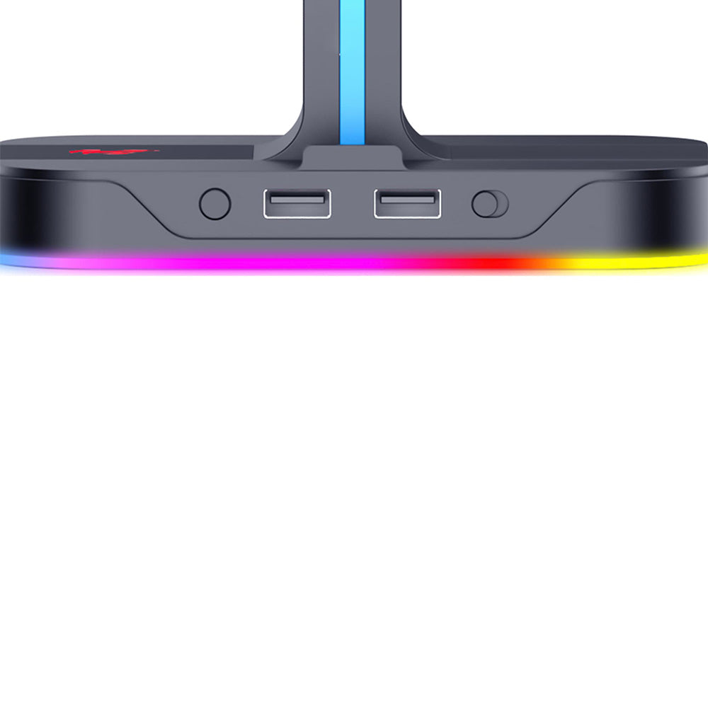 HAVIT TH650 Hörlursställ, RGB, Grå