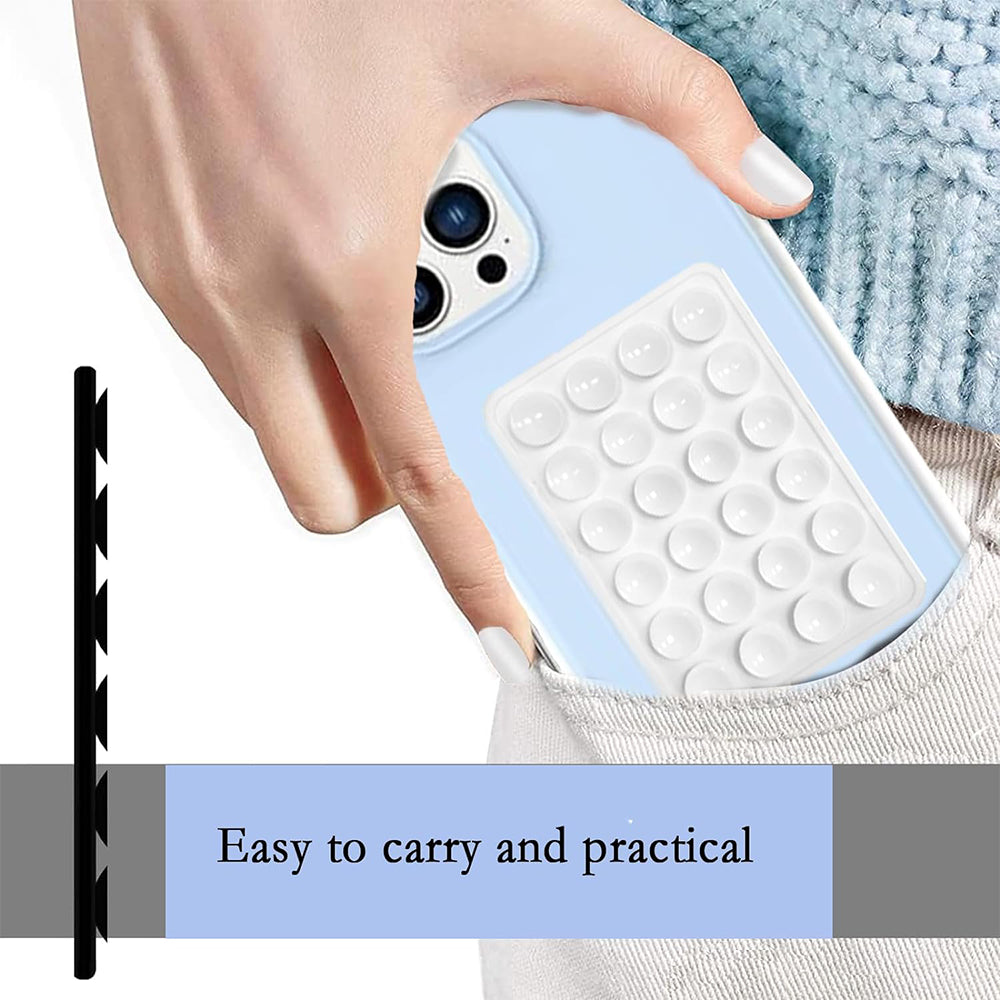 Sugkoppshållare Techsuit SB-PAD, Svart