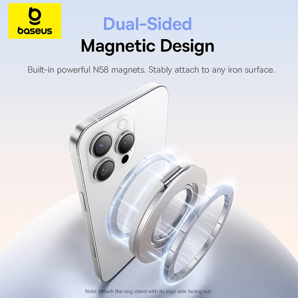 Baseus MagPro 3 Ringhållare, Universal, Vit Z0004803