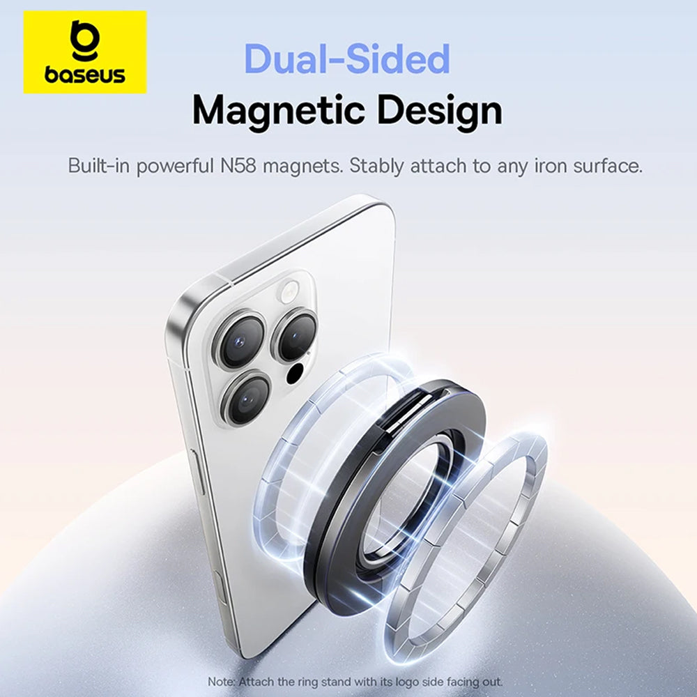 Baseus MagPro 3 Ringstöd, Universal, Svart Z0004803