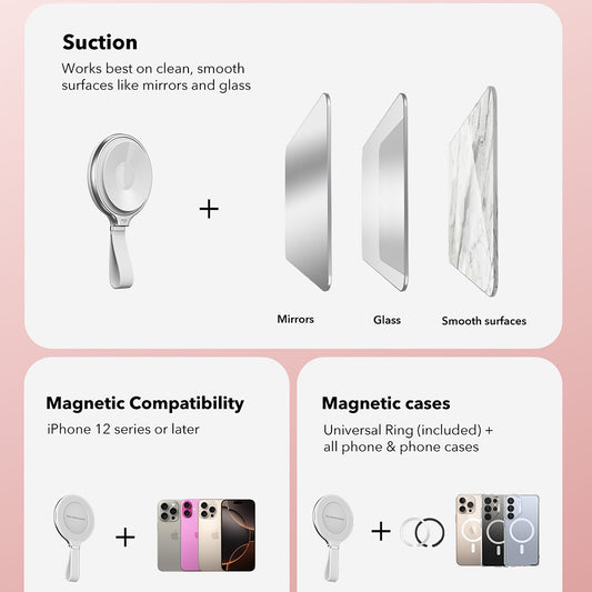 ESR HaloLock Ring Holder, White