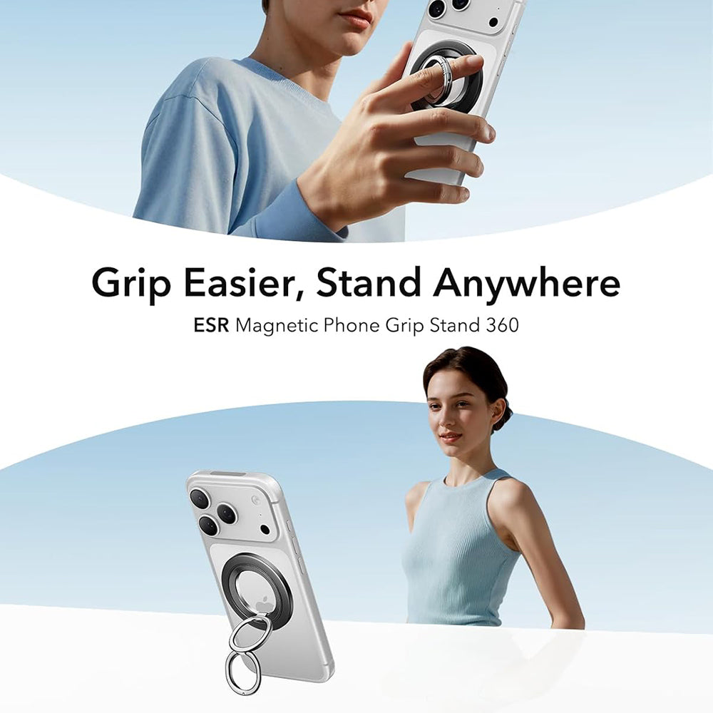 ESR HaloLock Ringstöd, Universell, Svart