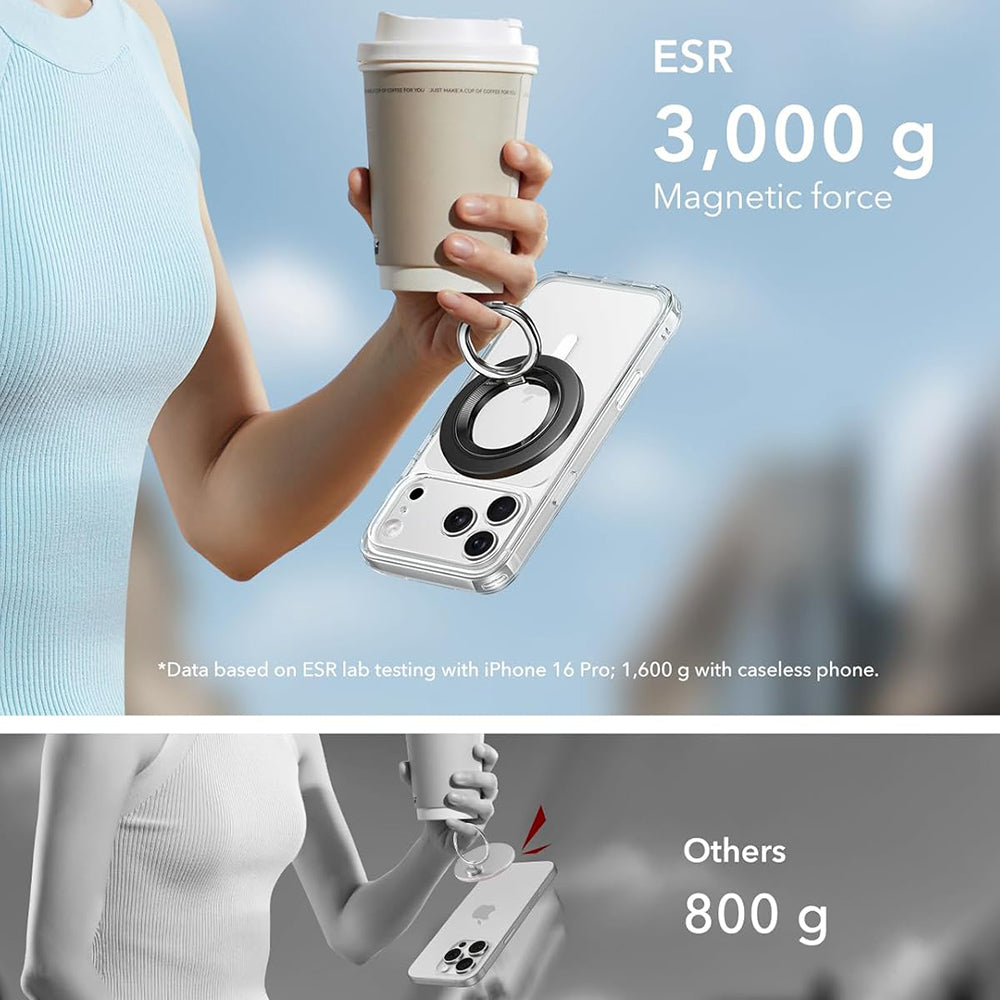 ESR HaloLock Ringstöd, Universell, Svart