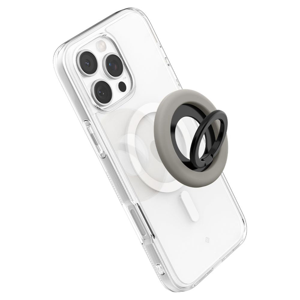 Spigen Nano Pop Ringstöd, Universal, Grå