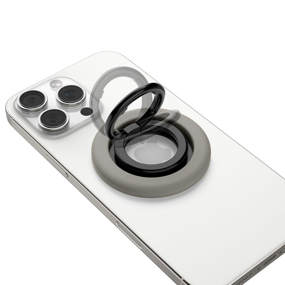 Spigen Nano Pop Ringstöd, Universal, Grå