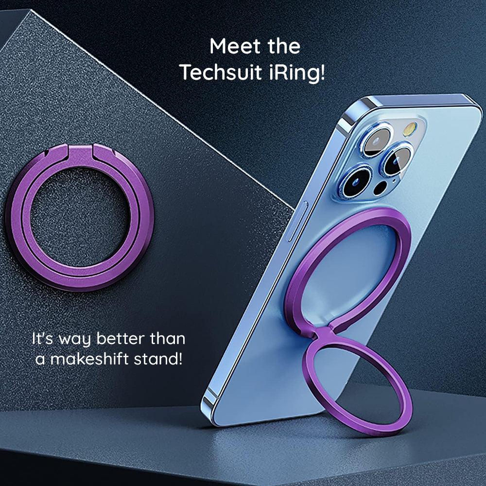 Techsuit MPR3 Ringstöd, Universal, Lila
