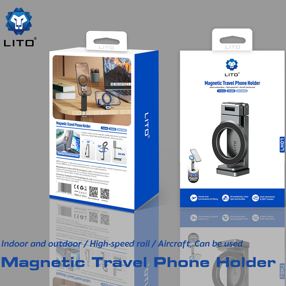 Magnetiskt Stöd Lito LH01, Universal, Grå
