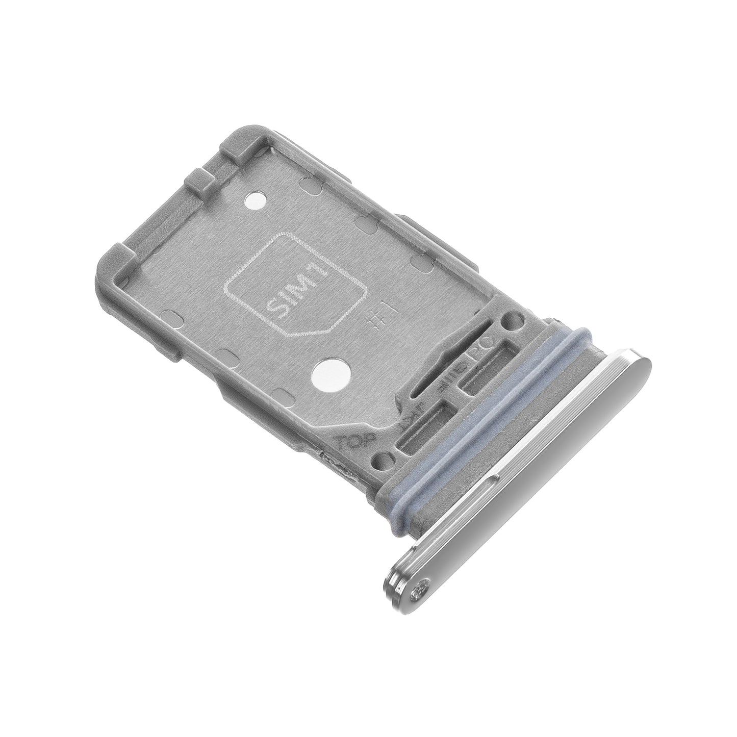 SIM-kortshållare Samsung Galaxy S21 5G G991 / S21+ 5G G996, Dual SIM, Silver