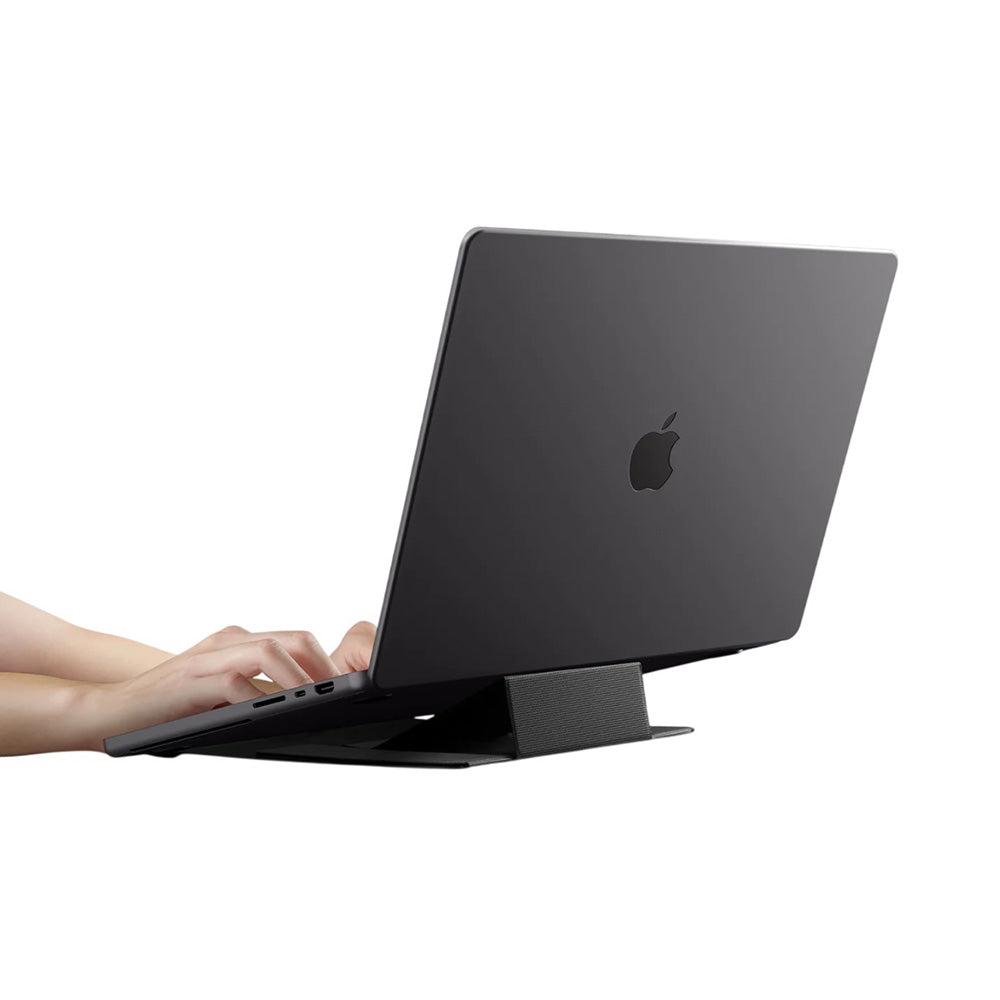 Spigen Slim Fold LD201-S8 stöd för Laptop max. 16 tum, Svart AMP11117