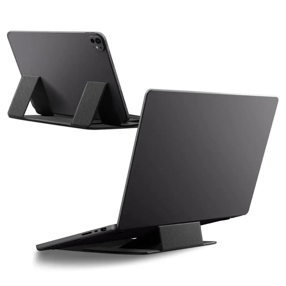 Spigen Slim Fold LD201-S8 stöd för Laptop max. 16 tum, Svart AMP11117