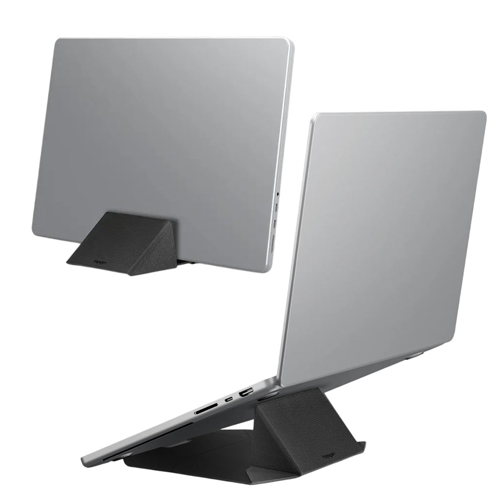 Spigen Slim Fold LD201-S9 stöd för Laptop max. 16 tum, Svart AMP11118