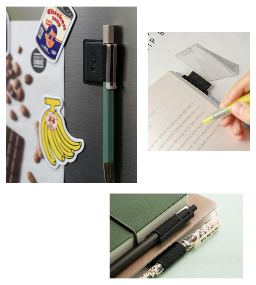 Ringke Touch Pen-stöd, Svart
