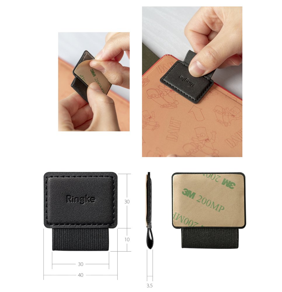 Ringke Touch Pen-stöd, Svart