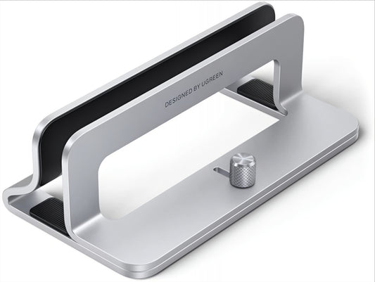 UGREEN LP258 Vertikalt Stativ (29277) för Laptop med tjocklek 12mm - 26mm, Silver