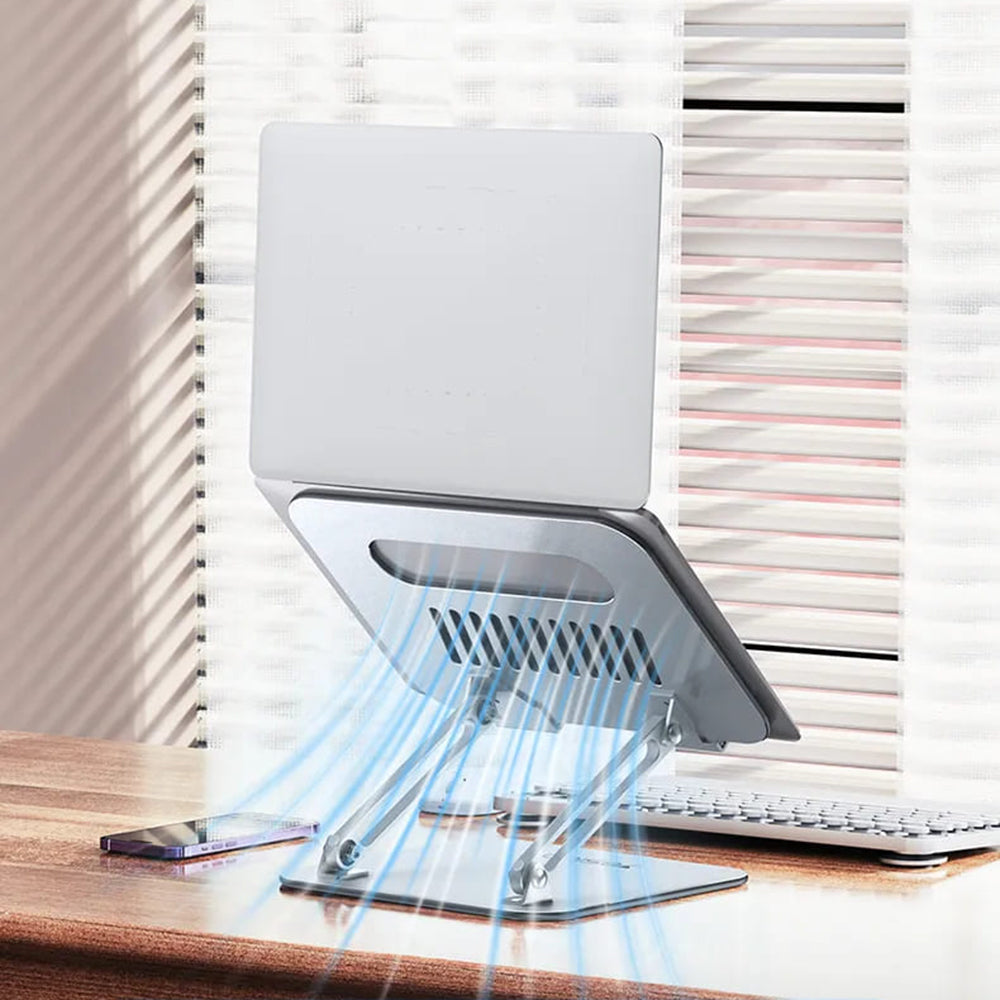 Yesido LP05-stöd för laptop 10 tum - 17 tum, Silver