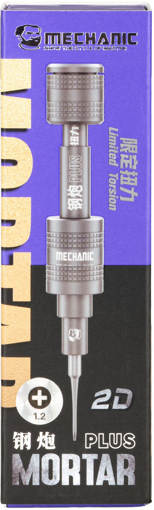 Skruvmejsel Mechanic Mortar Plus, Philips 1,2 mm, Grå