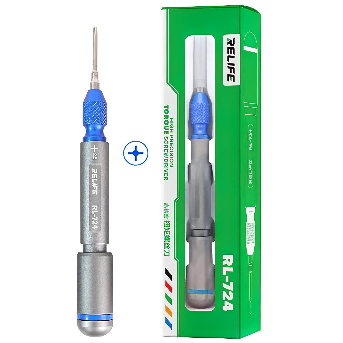 Skruvmejsel Relife RL-724, Phillips 2.5mm