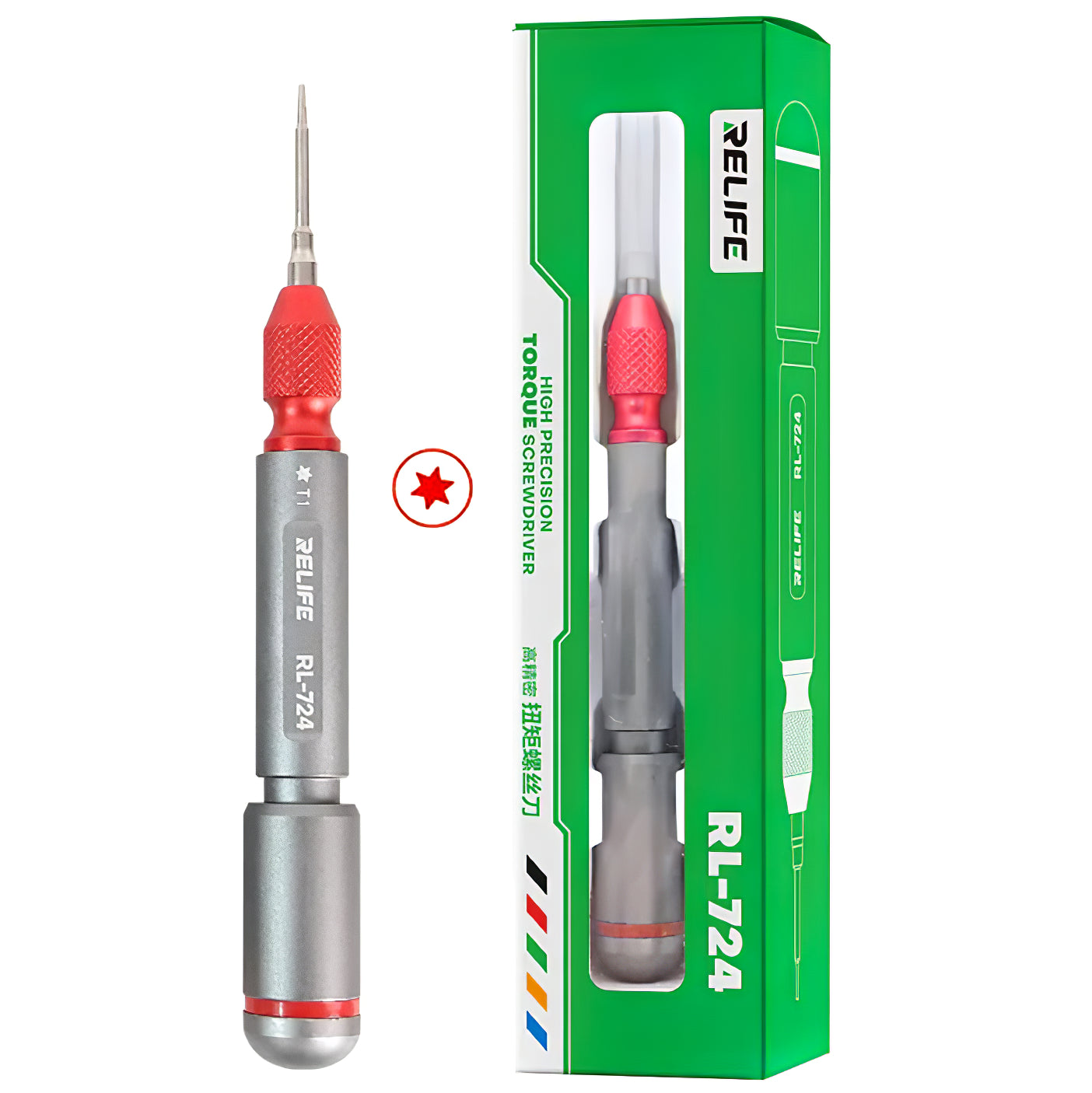 Skruvmejsel Relife RL-724, Torx T1