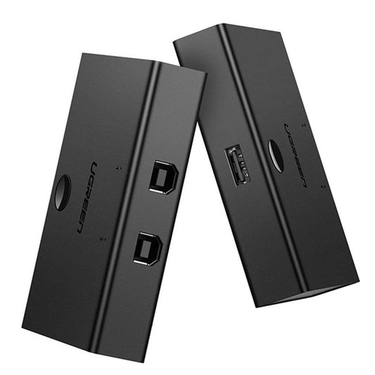 USB-switch UGREEN US158, 2 x USB-B, svart