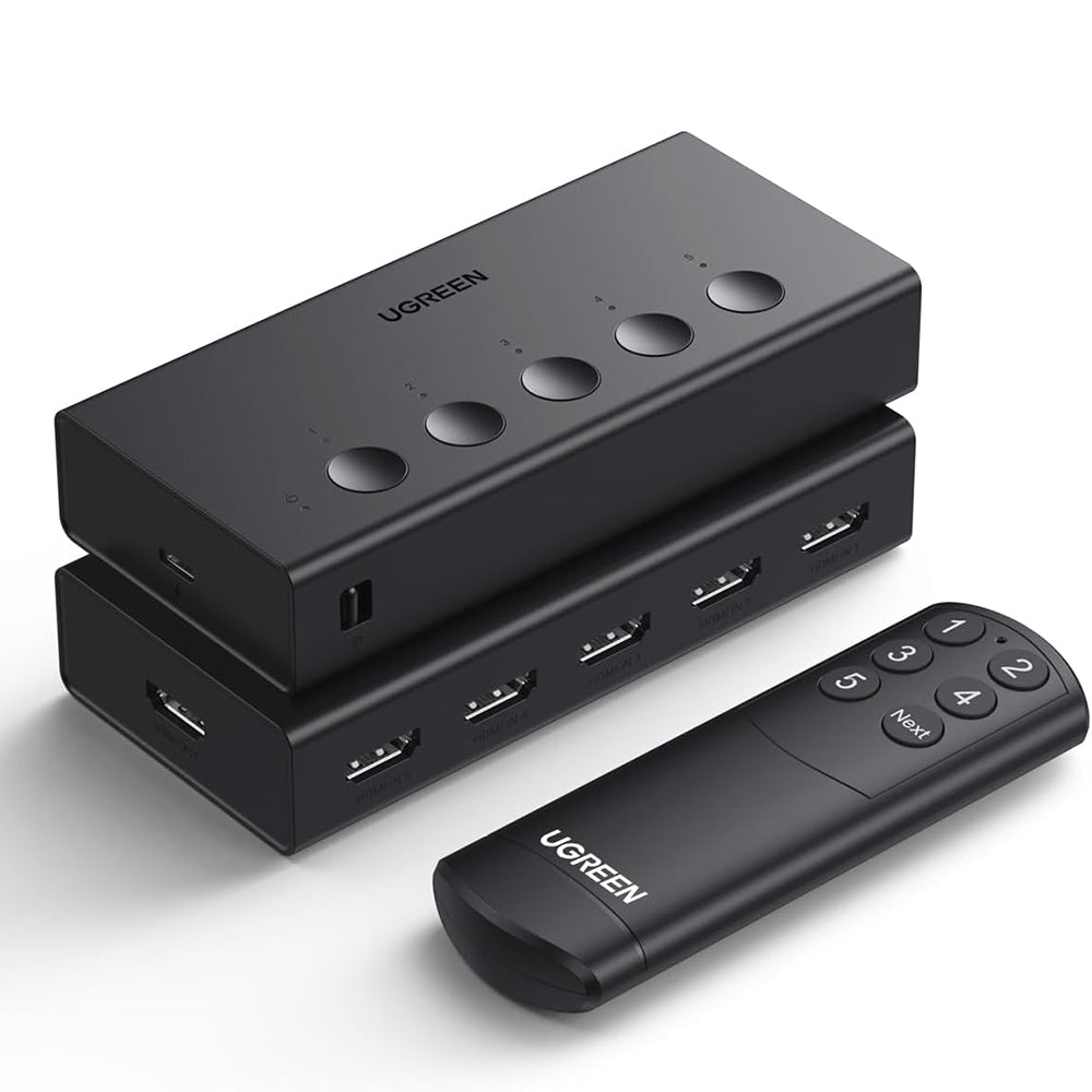 HDMI-växel UGREEN CM568 (90512), Svart