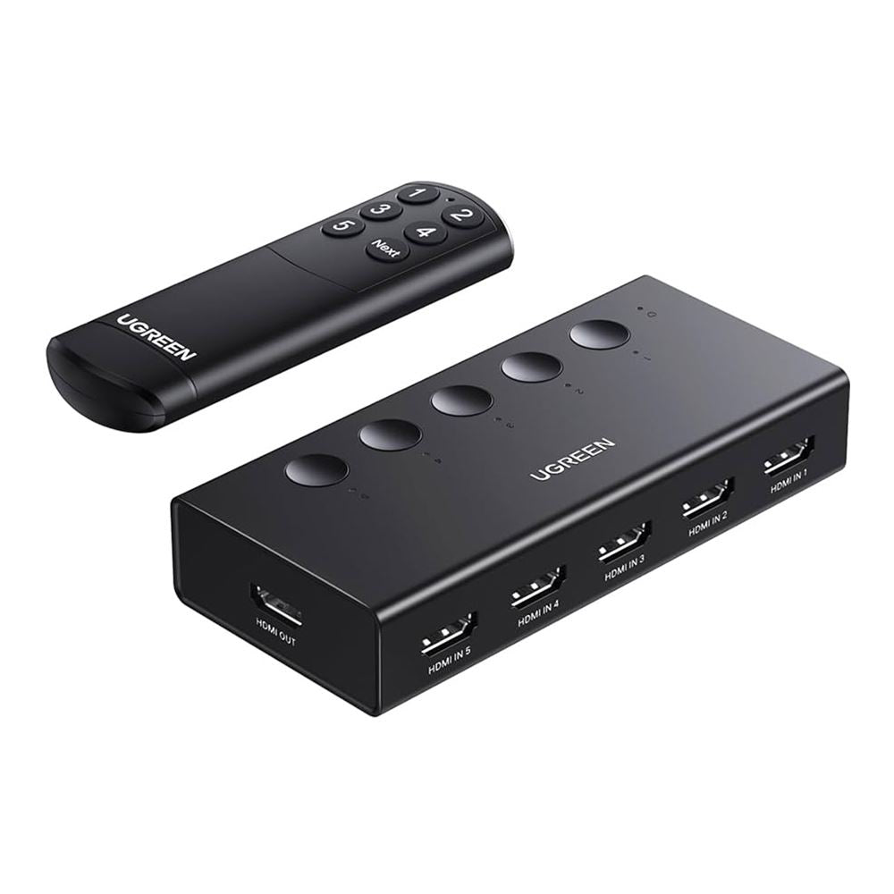 HDMI-växel UGREEN CM568 (90512), Svart