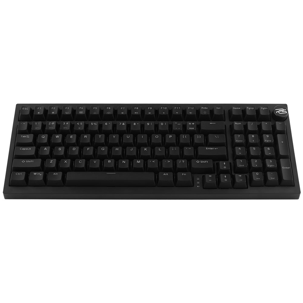 Trådlöst gamingtangentbord Proove Slicker, RGB, BT / Wi-Fi / Kabelanslutet, 1.8m, Svart WKSLEN00022401
