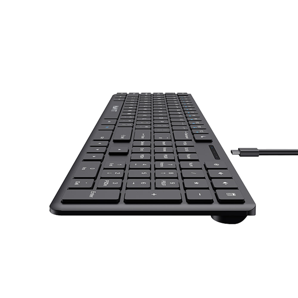 Wired USB-tangentbord HAVIT KB252, USB-C, 1.5m, Svart