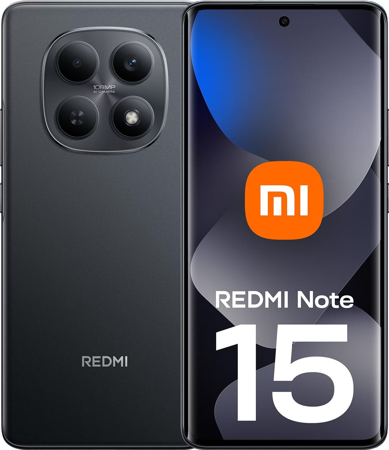 Mobiltelefon Xiaomi Redmi Note 15 4G, 128GB, 6GB, Svart MZB0M8GEU