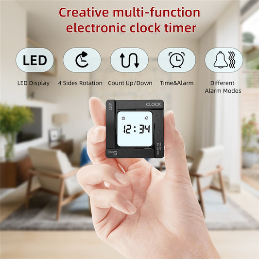 Timer Tidsur OEM EN7019 Flip, Svart