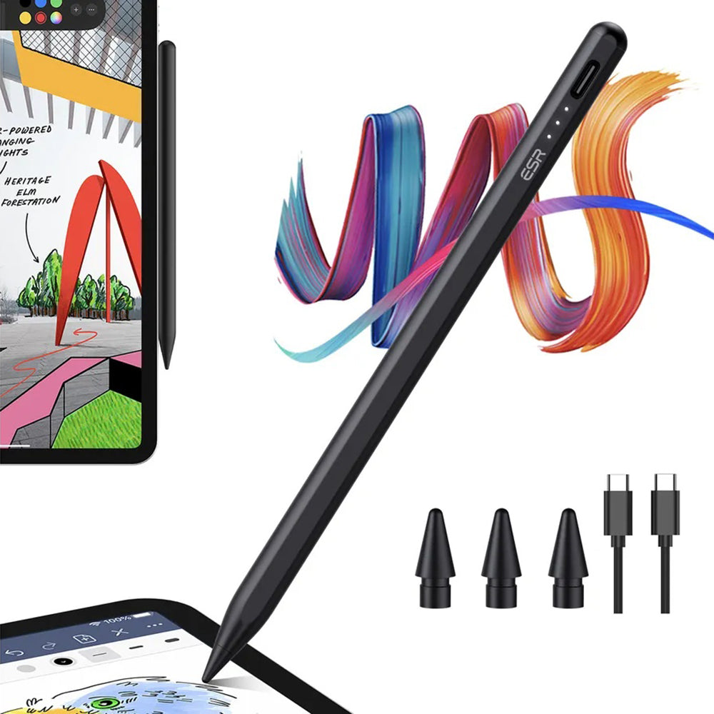 Touch Pen ESR för Apple iPad, Aktiv Version, Svart