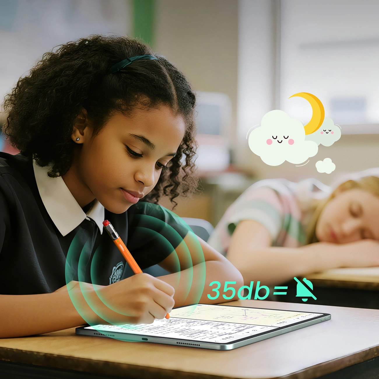 Touch Pen Metapen Air8 Pro X för Apple iPad, Aktiv version, Orange ME-APP172