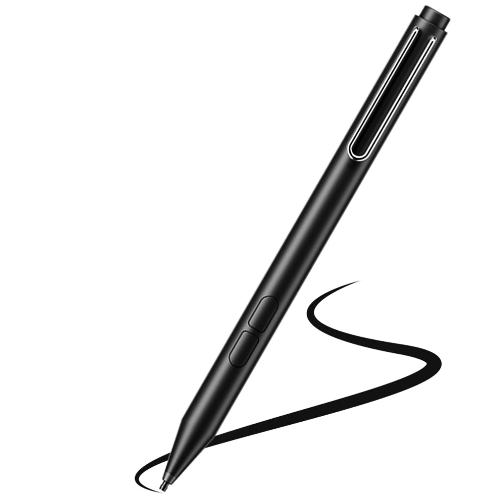 Touch Pen Techsuit F94S för Microsoft Surface / Asus Transformer / Zen / Vivobook / HP Envy / Pavilion / Spectre, Aktiv Version, Svart