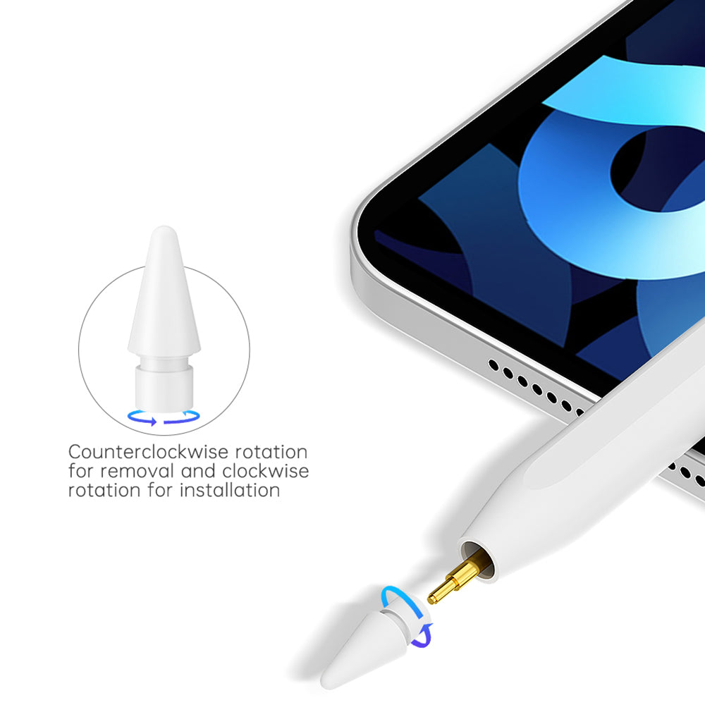 Touch Pen Techsuit V15 för Apple iPad, Aktiv Version, Vit