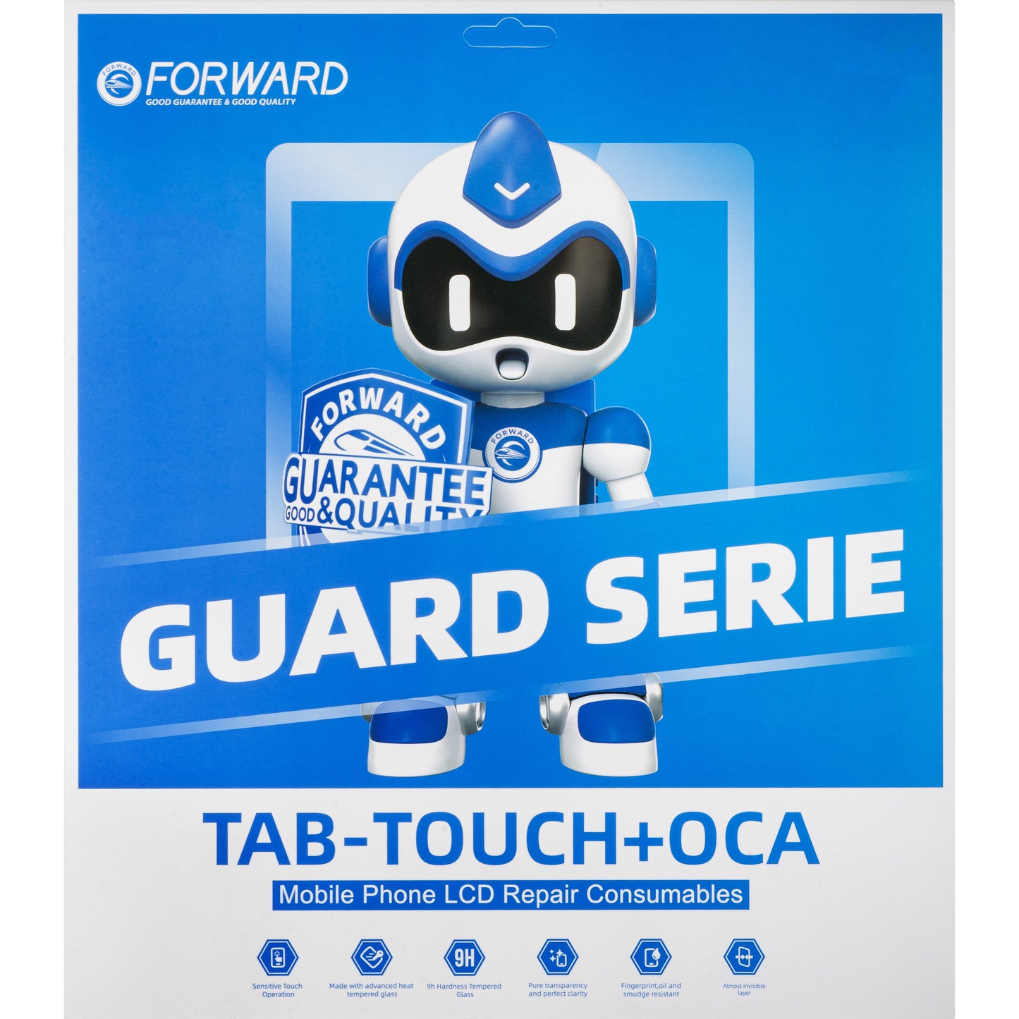 Touchscreen Forward Guard OCA för Apple iPad Pro 11 (2020), Svart