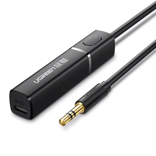 Bluetooth-sändare UGREEN CM107, AUX, Svart