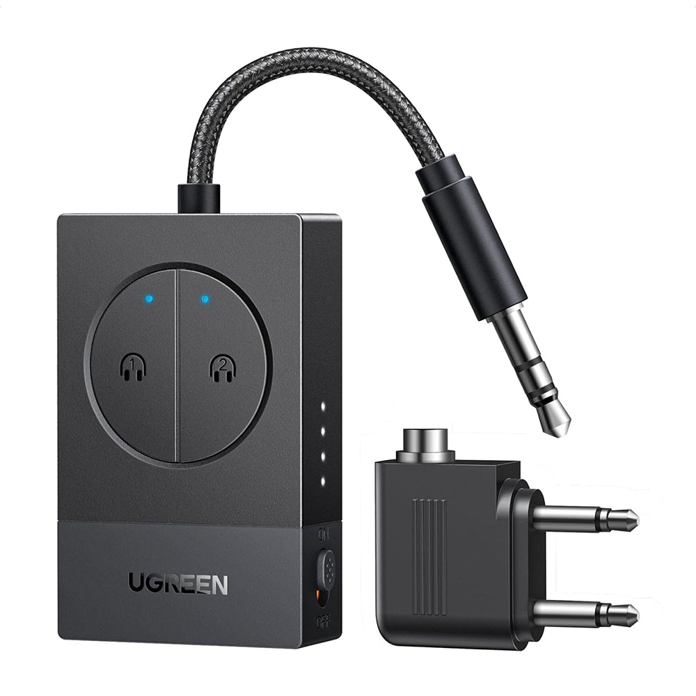 Bluetooth-sändare UGREEN BT305 (65706), AUX, Svart
