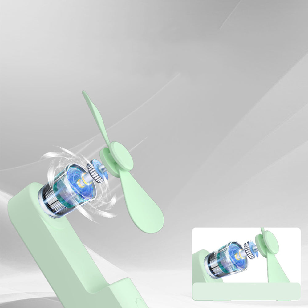 Bärbar fläkt Techsuit HZ001, vit