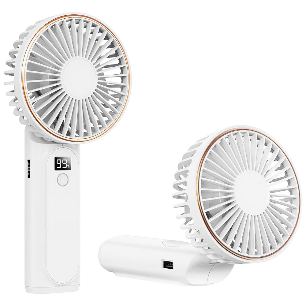 Bärbar fläkt Techsuit M12, vit