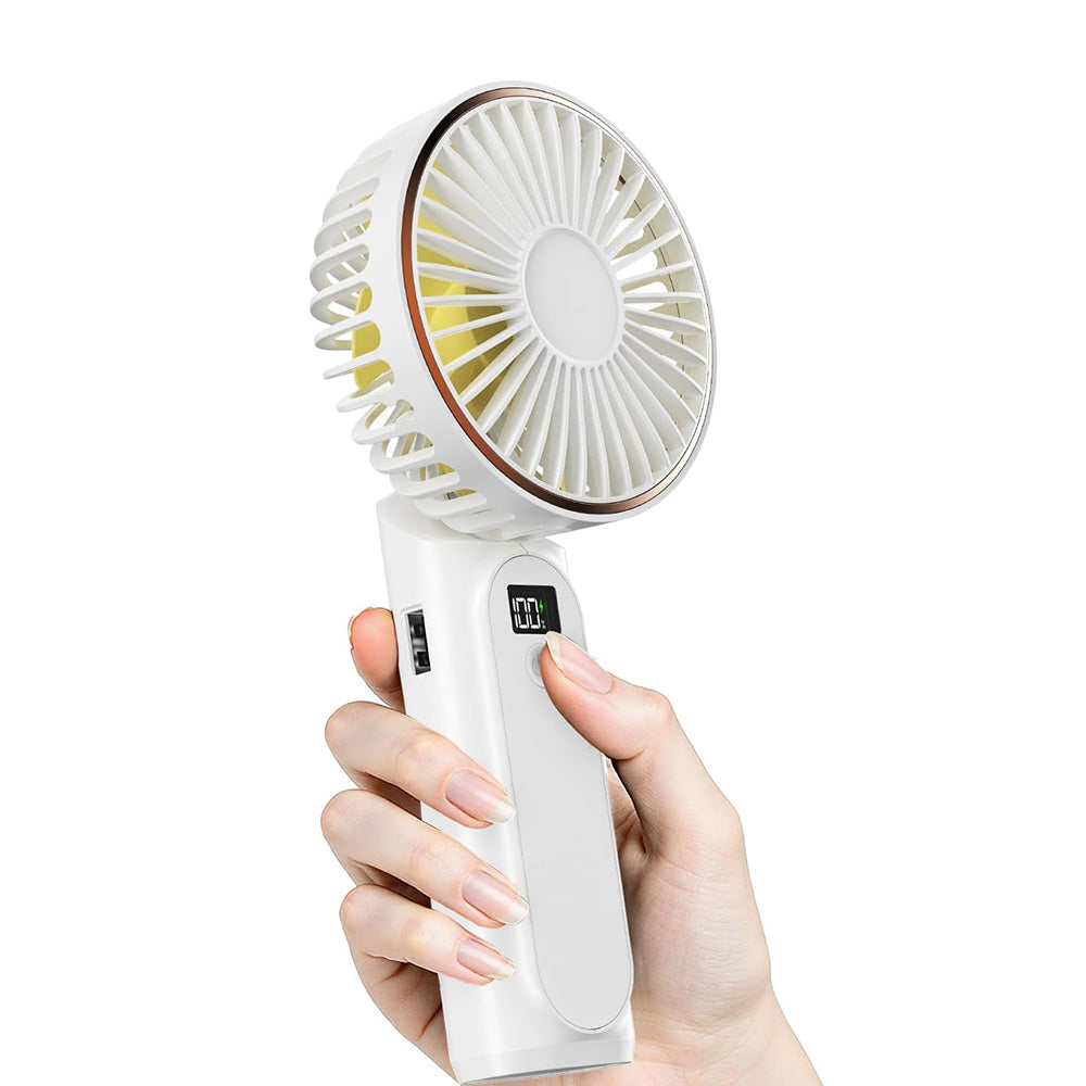 Bärbar fläkt Techsuit M12, vit