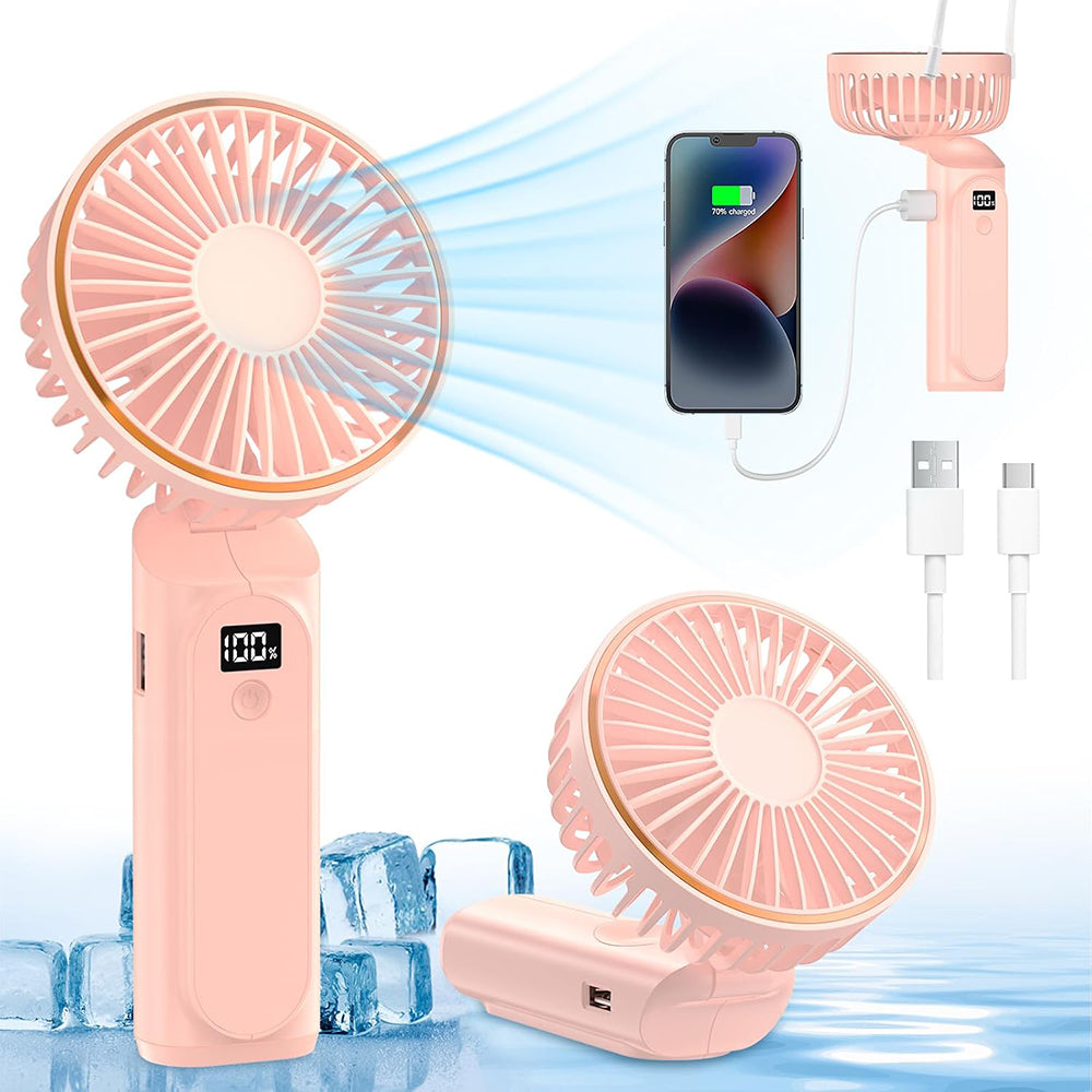 Bärbar fläkt Techsuit M12, vit