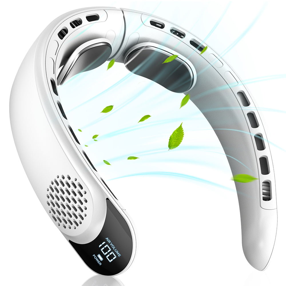 Bärbar fläkt Techsuit S8, vit