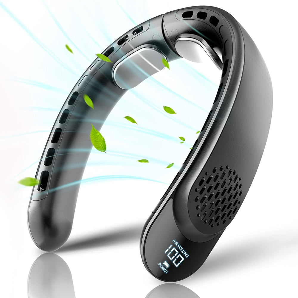 Bärbar fläkt Techsuit S8, svart