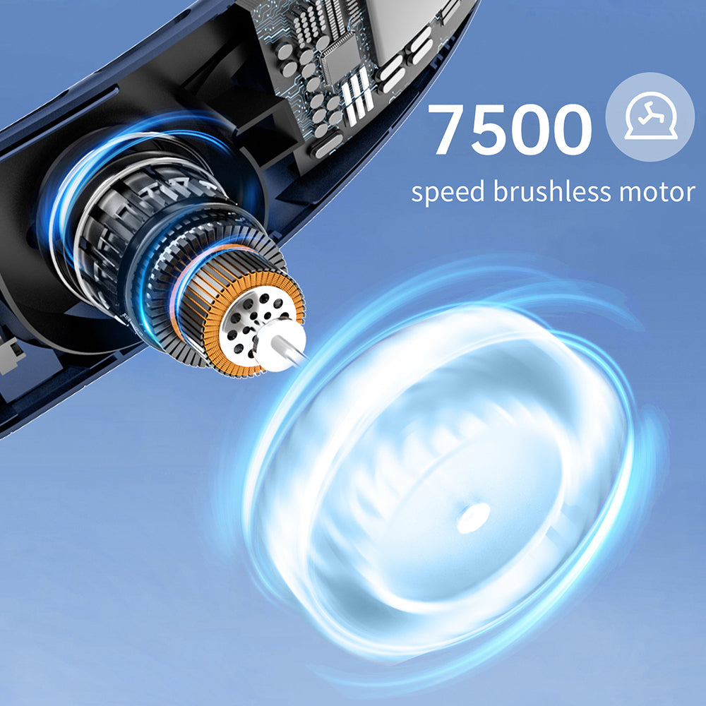 Bärbar fläkt Techsuit S8, svart