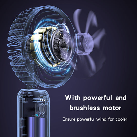 Bärbar fläkt Yesido YF10, Svart