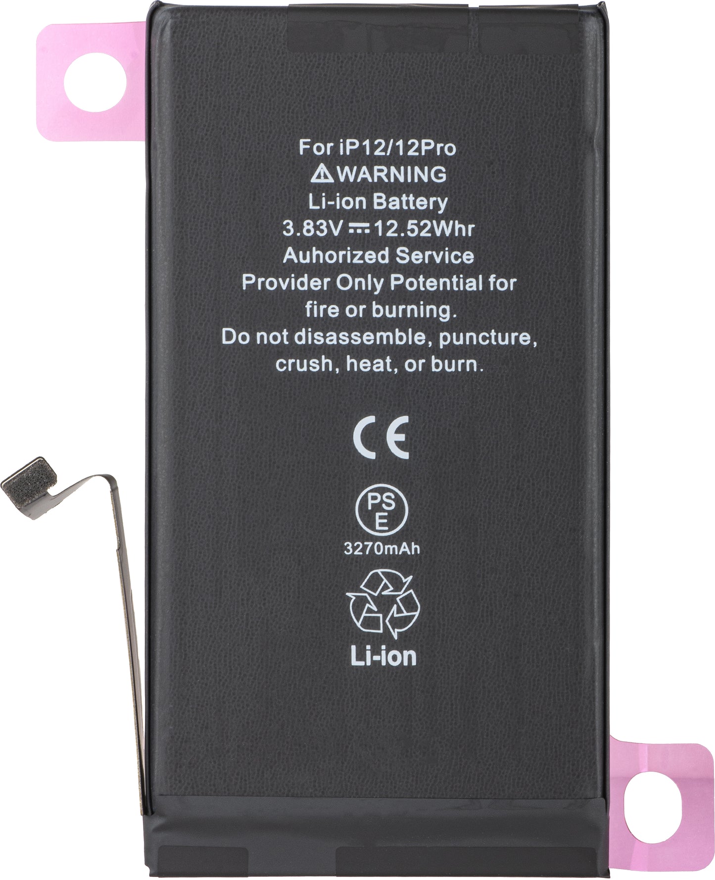 Apple iPhone 12 / 12 Pro-batteri, Diagnostic High Capacity