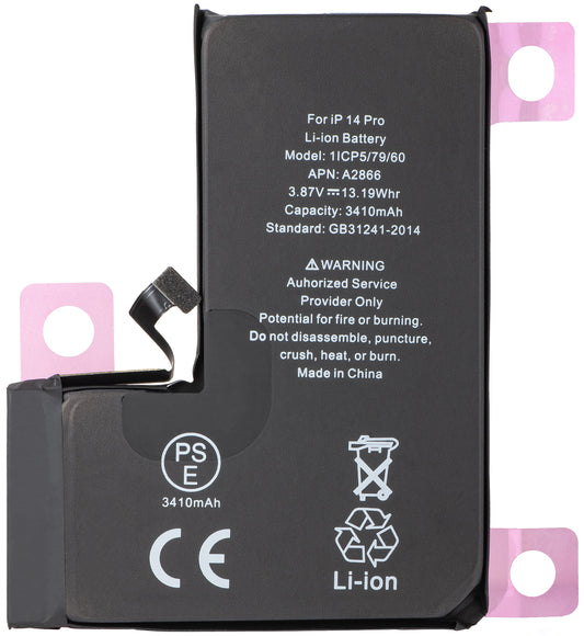 Apple iPhone 14 Pro-batteri, Diagnostic High Capacity