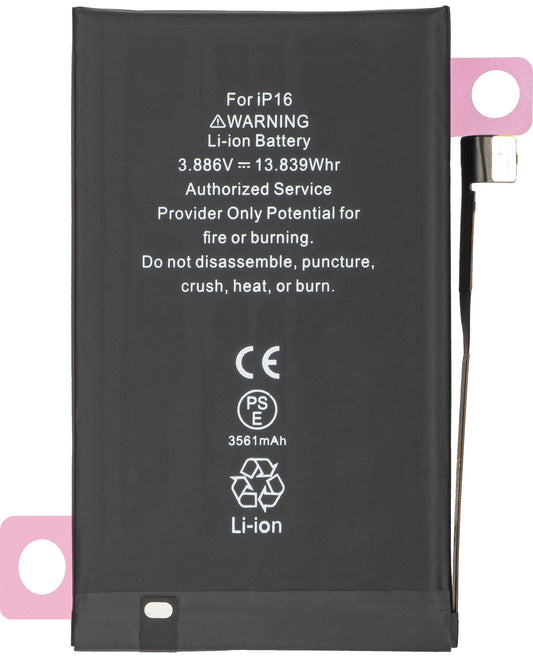 Apple iPhone 16-batteri, Diagnostik