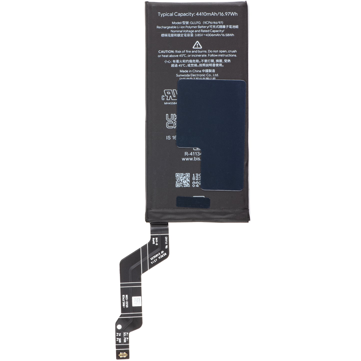 Batteri Google Pixel 6a, GLU7G, Service Pack G949-00262-01